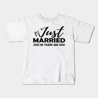 25th Wedding Anniversary - 25 years anniversary Kids T-Shirt